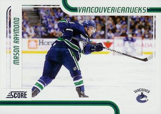 #444 Mason Raymond - Vancouver Canucks - 2011-12 Score Hockey