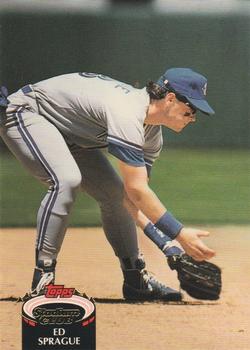 #445 Ed Sprague - Toronto Blue Jays - 1992 Stadium Club Baseball