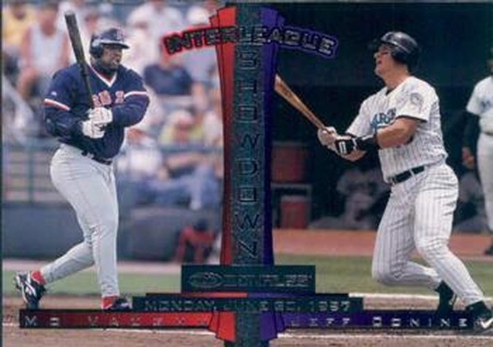 #445 Mo Vaughn / Jeff Conine- Boston Red Sox / Florida Marlins - 1997 Donruss Baseball
