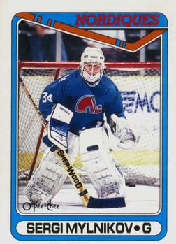 #445 Sergei Mylnikov - Quebec Nordiques - 1990-91 O-Pee-Chee Hockey