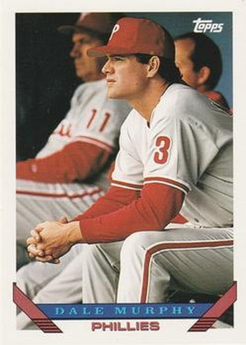 #445 Dale Murphy - Philadelphia Phillies - 1993 Topps Baseball