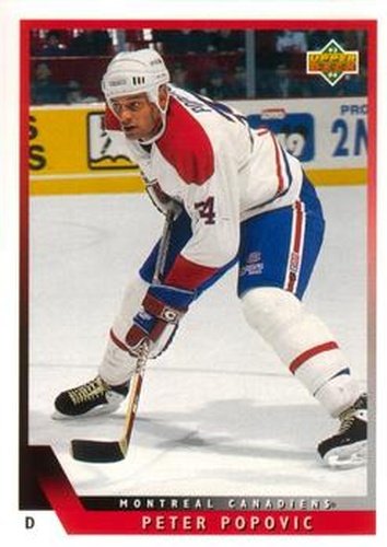 #445 Peter Popovic - Montreal Canadiens - 1993-94 Upper Deck Hockey