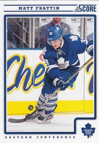 #445 Matt Frattin - Toronto Maple Leafs - 2012-13 Score Hockey