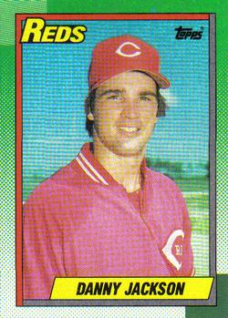 #445 Danny Jackson - Cincinnati Reds - 1990 Topps Baseball