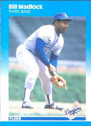 #445 Bill Madlock - Los Angeles Dodgers - 1987 Fleer Baseball