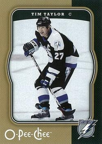 #445 Tim Taylor - Tampa Bay Lightning - 2007-08 O-Pee-Chee Hockey