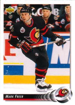 #445 Mark Freer - Ottawa Senators - 1992-93 Upper Deck Hockey