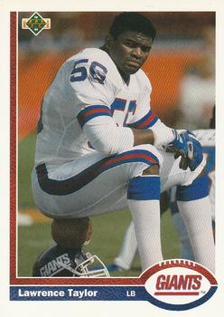 #445 Lawrence Taylor - New York Giants - 1991 Upper Deck Football