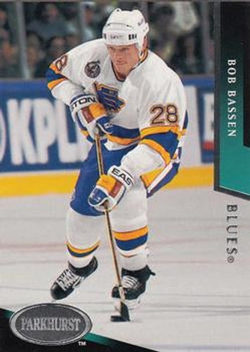 #445 Bob Bassen - St. Louis Blues - 1993-94 Parkhurst Hockey