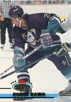 #445 Robin Bawa - Anaheim Mighty Ducks - 1993-94 Stadium Club Hockey