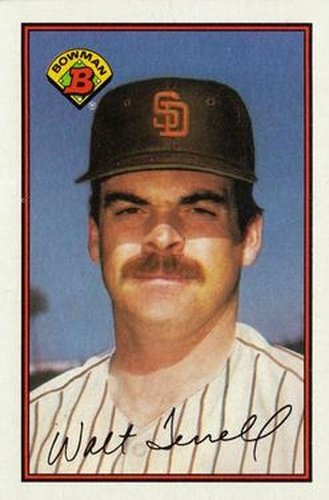 #445 Walt Terrell - San Diego Padres - 1989 Bowman Baseball