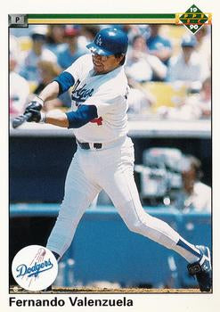 #445 Fernando Valenzuela - Los Angeles Dodgers - 1990 Upper Deck Baseball