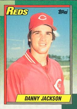 #445 Danny Jackson - Cincinnati Reds - 1990 O-Pee-Chee Baseball