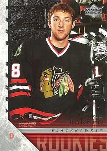 #445 Cam Barker - Chicago Blackhawks - 2005-06 Upper Deck Hockey