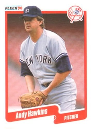 #445 Andy Hawkins - New York Yankees - 1990 Fleer USA Baseball