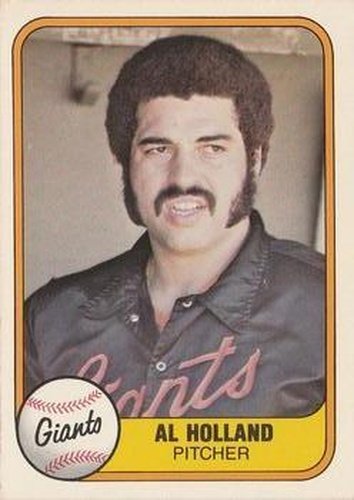 #445 Al Holland - San Francisco Giants - 1981 Fleer Baseball