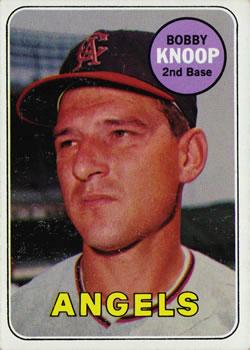 #445 Bobby Knoop - California Angels - 1969 Topps Baseball