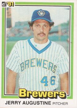 #445 Jerry Augustine - Milwaukee Brewers - 1981 Donruss Baseball