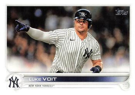 #445 Luke Voit - New York Yankees - 2022 Topps Baseball