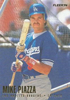 #445 Mike Piazza - Los Angeles Dodgers - 1996 Fleer Baseball