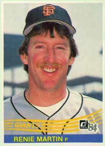 #445 Renie Martin - San Francisco Giants - 1984 Donruss Baseball