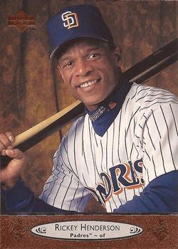 #445 Rickey Henderson - San Diego Padres - 1996 Upper Deck Baseball