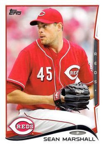 #445 Sean Marshall - Cincinnati Reds - 2014 Topps Baseball