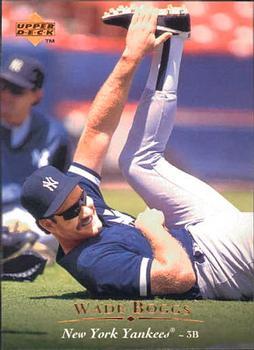 #445 Wade Boggs - New York Yankees - 1995 Upper Deck Baseball