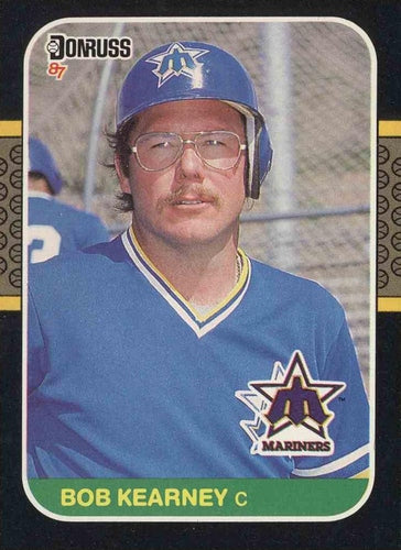 #445 Bob Kearney - Seattle Mariners - 1987 Donruss Baseball