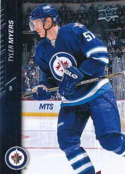 #445 Tyler Myers - Winnipeg Jets - 2015-16 Upper Deck Hockey
