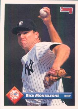 #445 Rich Monteleone - New York Yankees - 1993 Donruss Baseball