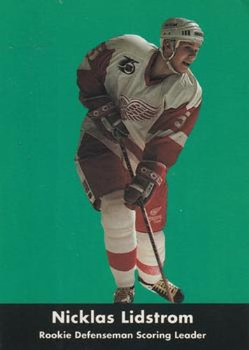 #445 Nicklas Lidstrom - Detroit Red Wings - 1991-92 Parkhurst Hockey