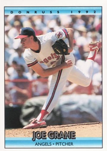 #445 Joe Grahe - California Angels - 1992 Donruss Baseball