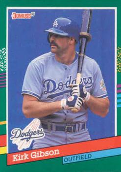 #445 Kirk Gibson - Los Angeles Dodgers - 1991 Donruss Baseball