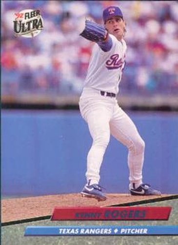 #445 Kenny Rogers - Texas Rangers - 1992 Ultra Baseball