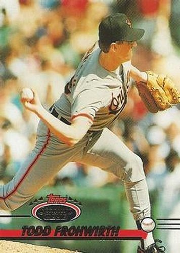 #445 Todd Frohwirth - Baltimore Orioles - 1993 Stadium Club Baseball