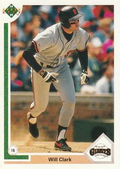 #445 Will Clark - San Francisco Giants - 1991 Upper Deck Baseball