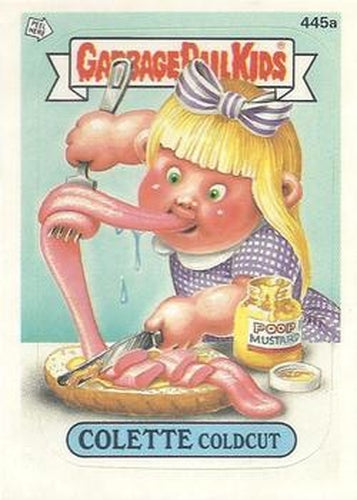 #445a Colette Coldcut - 1987 Topps Garbage Pail Kids Series 11