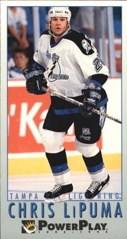#446 Chris LiPuma - Tampa Bay Lightning - 1993-94 Fleer PowerPlay Hockey