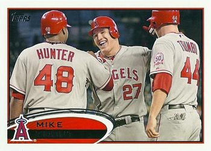 #446 Mike Trout - Los Angeles Angels - 2012 Topps Baseball