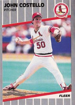 #446 John Costello - St. Louis Cardinals - 1989 Fleer Baseball