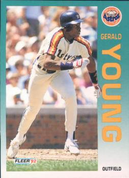 #446 Gerald Young - Houston Astros - 1992 Fleer Baseball