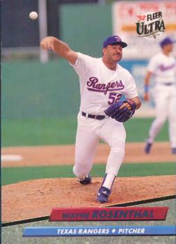 #446 Wayne Rosenthal - Texas Rangers - 1992 Ultra Baseball
