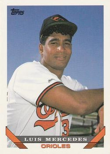 #446 Luis Mercedes - Baltimore Orioles - 1993 Topps Baseball