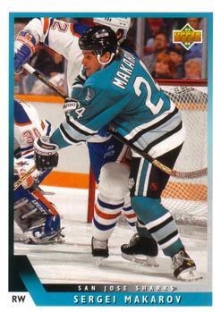 #446 Sergei Makarov - San Jose Sharks - 1993-94 Upper Deck Hockey