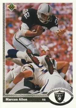 #446 Marcus Allen - Los Angeles Raiders - 1991 Upper Deck Football