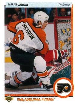 #446 Jeff Chychrun - Philadelphia Flyers - 1990-91 Upper Deck Hockey
