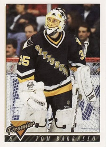 #446 Tom Barrasso - Pittsburgh Penguins - 1993-94 Topps Premier Hockey