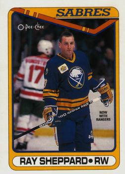 #446 Ray Sheppard - Buffalo Sabres - 1990-91 O-Pee-Chee Hockey