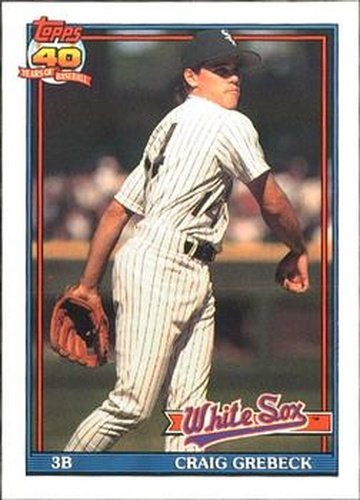 #446 Craig Grebeck - Chicago White Sox - 1991 O-Pee-Chee Baseball